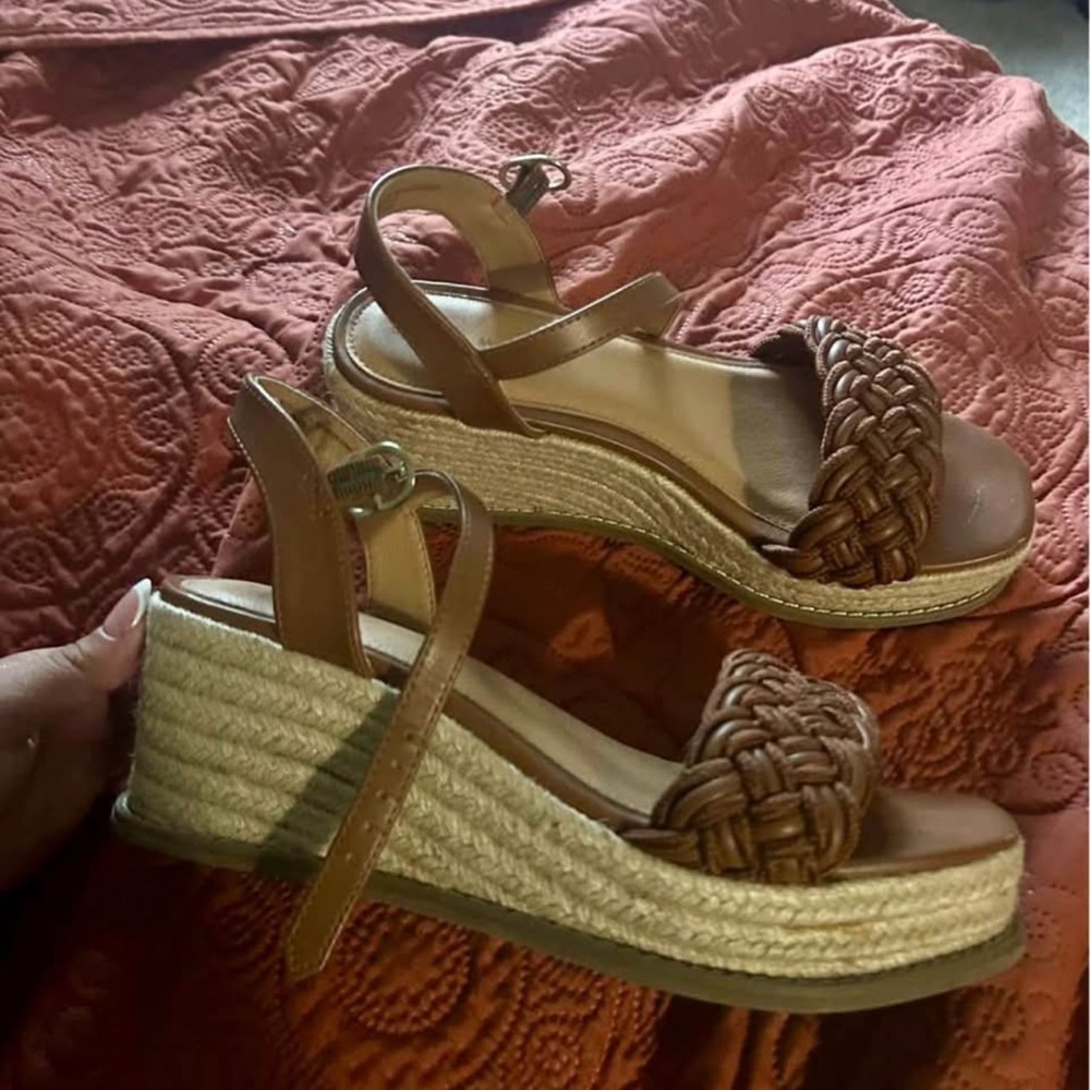 Braided Espadrille Wedges